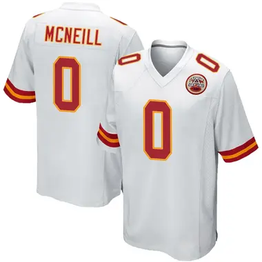 Amari McNeill Men's Game White Kansas City Chiefs Jersey