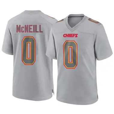 Amari McNeill Youth Game Gray Kansas City Chiefs Atmosphere Fashion Jersey