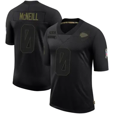 Amari McNeill Youth Limited Black Kansas City Chiefs 2020 Salute To Service Jersey