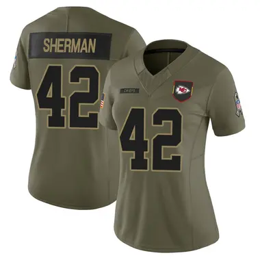 Anthony Sherman Women's Limited Olive Kansas City Chiefs 2025 Salute to Service Jersey