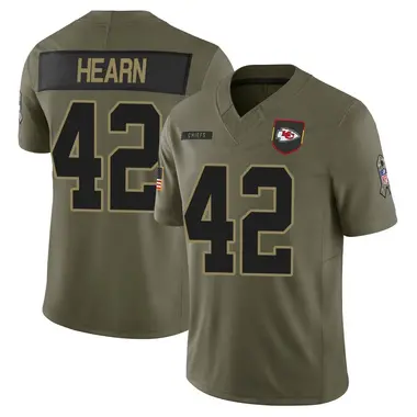 Azizi Hearn Youth Limited Olive Kansas City Chiefs 2025 Salute to Service Jersey