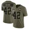 Azizi Hearn Youth Limited Olive Kansas City Chiefs 2025 Salute to Service Jersey