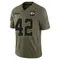 Azizi Hearn Youth Limited Olive Kansas City Chiefs 2025 Salute to Service Jersey