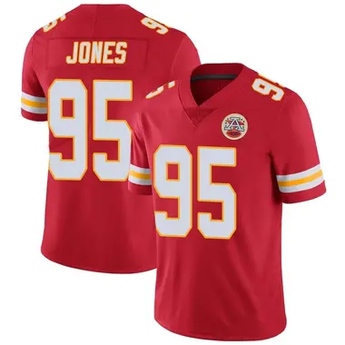 Chris Jones Men's Limited Red Kansas City Chiefs Team Color Vapor Untouchable Jersey