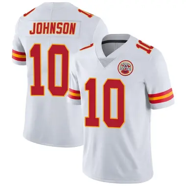 Emmett Johnson Men's Limited White Kansas City Chiefs Vapor Untouchable Jersey