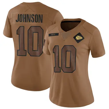 Emmett Johnson Women's Limited Brown Kansas City Chiefs 2023 Salute To Service Jersey