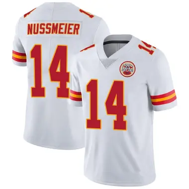 Garrett Nussmeier Youth Limited White Kansas City Chiefs Vapor Untouchable Jersey
