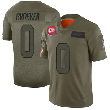 Nick Broeker Men's Limited Camo Kansas City Chiefs 2019 Salute to Service Jersey