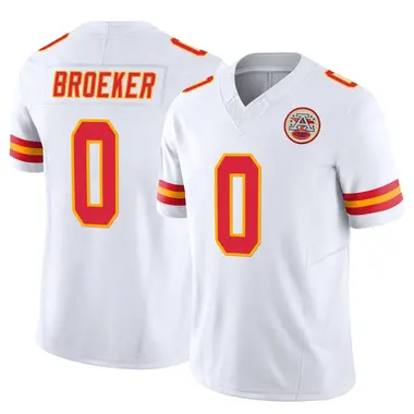 Nick Broeker Men's Limited White Kansas City Chiefs Vapor F.U.S.E. Jersey