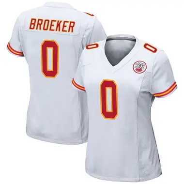 Nick Broeker Women's Game White Kansas City Chiefs Jersey
