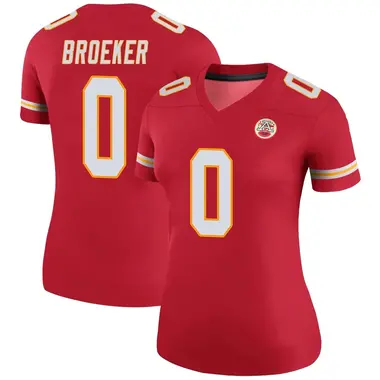 Nick Broeker Women's Legend Red Kansas City Chiefs Color Rush Jersey