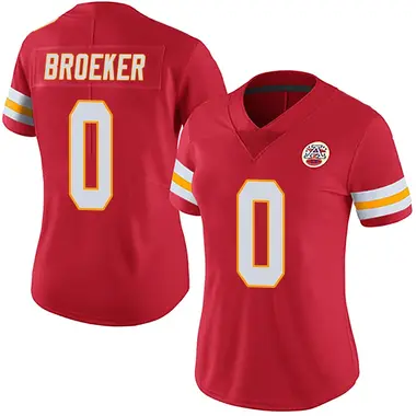 Nick Broeker Women's Limited Red Kansas City Chiefs Team Color Vapor Untouchable Jersey