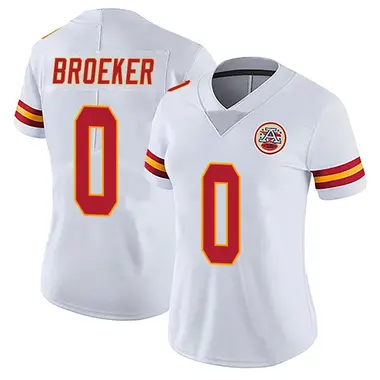 Nick Broeker Women's Limited White Kansas City Chiefs Vapor Untouchable Jersey